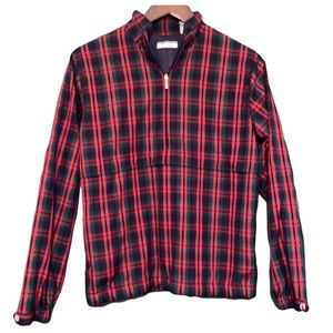 Liz Golf plaid anorak pullover jacket